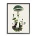 Stupell Industries Bb-063-Framed Forest Green Mushroom Framed On Wood Print Wood in Brown/Green/White | 14 H x 11 W x 1.5 D in | Wayfair