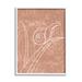 Stupell Industries Ba-279-Framed Nail On Leaf Doodle Framed On Wood by Lil' Rue Print Wood in Brown/White | 20 H x 16 W x 1.5 D in | Wayfair