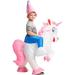 The Holiday Aisle® Inflatable Unicorn Costume Polyester in Pink/White | 48 H x 24 W x 24 D in | Wayfair 7F21B512F8E245A1A298F95B0D64A908