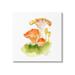 August Grove® Mixed Watercolor Mushrooms On Canvas Print Canvas in Green/Orange/Yellow | 30 H x 30 W x 1.5 D in | Wayfair