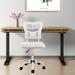 Inbox Zero Rosemarie Office Chair Upholstered/Metal in Gray | 32.7 H x 23 W x 23 D in | Wayfair DE897D30A8C84787BF3576FAB9554A6C