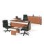 Inbox Zero Elmirasol L-Shaped Executive Desk Office Set in Brown | Wayfair 0892D136ADB147CBAAB6BC62E5B243C6