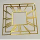 set of 2 Square Modern Mirror Clock Face Number Clock Face Gold Silver Rose Gold for clock making