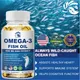 Greensure Fish Oil Omega-3 Capsules Support Brain Nervous System Good