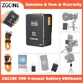 ZGCINE ZG-V99 V-Mount Battery 99Wh 14.8V 6800mAh Rechargeable Li-ion Battery for Continuous Light