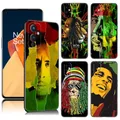 Coque de téléphone en silicone noir Reggae Bob Marley OnePlus 9 10 11 12 ACE 2V Pro 9RT 10T 10R