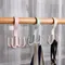 Space Saving Rotated Hanger Hooks Wardrobe Clothes Rack Hanger Organizer Bag Hanger Shoes Belt Scarf