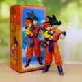 30cm Anime Goku Dragon Ball Figures GK Son Goku Son Gohan Father Holding His Son Action Figures PVC