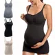 Breastfeeding Vest High Elastic Upper Button Buckle Maternal Nursing Bra Vest Nursing Underwear