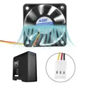 5010 for DC 12V 3Pin Cooling Fan 50mm Silent CPU Fan for DC Brushless with 22cm