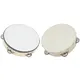 8-inch Tambourine Drum High Quality Hand-Operated Bell Drums Wooden Tambourine Percussion Toys for