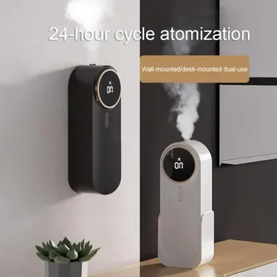 Automatic Fragrance Machine USB Air Purifiers Perfume Diffuser Screen Display Wall Mounted Room