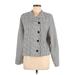 CAbi Jacket: Gray Checkered/Gingham Jackets & Outerwear - Women's Size Medium