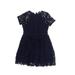 Bardot Dress - A-Line: Blue Solid Skirts & Dresses - Kids Girl's Size 16