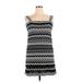 Missoni For Target Casual Dress - Mini Square Sleeveless: Black Color Block Dresses - Women's Size X-Large