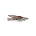 J.Crew Flats: Silver Solid Shoes - Women's Size 9 - Pointed Toe