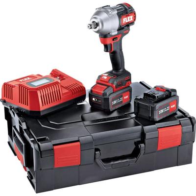 Flex - Akku Schlagschrauber iw 1/2' 750 18.0-EC 5.0/Set, 2x 5,0 Ah und Lader in l-boxx 136 Image