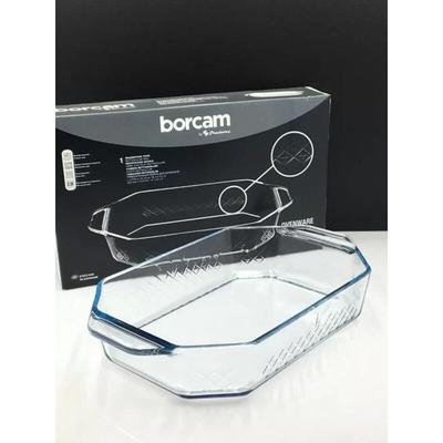 Borcam Premium Auflaufform Rechteckig, hitzebeständig, Backform hitzebeständig, Familienessen 2,7L