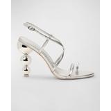 Robyn Metallic Toe-ring Strappy Sandals