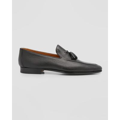 Seneca Grained Leather Tassel Loafers