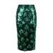 All-over Sequin-embellished Midi Skirt
