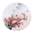 parasol en tissu de soie (pivoine de 33 pouces) - parapluie en papier de style japonais chinois - pour les mariages et la protection solaire personnelle asdf noël