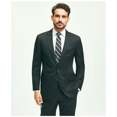 Brooks Brothers Men's Traditional Fit Wool 1818 Suit | Black | Size 54 Regular