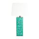 Lampe de Salon en Fer Vert, 35x35x70 cm - Lot de 2