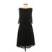 MNG Casual Dress - A-Line: Black Dresses - Women's Size 4