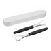 Tongue Scraper for Adults Oral Care Clean Supplies Portable Household Stainless Steel