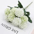 2 pezzi simulati di rosa artificiale palla crisantemo decorazione della casa ornamenti di fiori artificiali oggetti di scena di nozze fiori artificiali