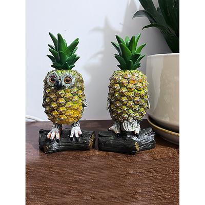 1 resin process variation pineapple owl creative aquarium fish tank decoration hot selling new model