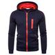 Men's Hoodie Black White Army Green Red Navy Blue Hooded Color Block Fleece Cool Casual Essential Winter Clothing Apparel Hoodies Sweatshirts