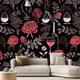 Wine Vintage Wallpaper Roll Mural Wall Covering Sticker Peel and Stick Removable PVC/Vinyl Material Self Adhesive/Adhesive Required Wall Decor for Living Room Kitchen Bathroom
