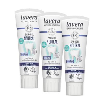 3x Lavera Neutral Zahngel 3x75 ml Zahncreme Image