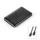 ORICO Hard Drive Case, 2.5 Inch HDD Enclosure, SATA to USB 3.0 External Hard Drive Enclosure, Compatible with 2.5 Inch 7-9.5mm HDD SSD