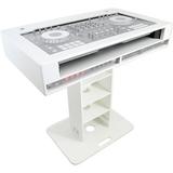 ProX Control Tower 2U DJ Podium Stand w/ 2x Travel Case for Pioneer XDJ-XZ DDJ-1000 SRT DDJ-SZ2 and DDJ SX-3 Black Finish