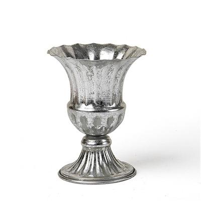 Silver Iron Floral Ware Metal Floral Ware Flower Jar Vase Flower Arrangement Hotel Restaurant Living Room Banquet Wedding Decoration