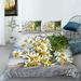 Home Textiles Duvet Cover Set Polyester Small Daisy Painting 2/3 Pcs Bedding Cover Set with Pillowcase Full (80 x90 )