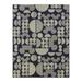 Disney Outdoor Mickey Mouse Spheres Modern Geometric Navy Area Rug 6x9