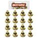 BESTOMZ 16pcs Misting Nozzles Brass Low Pressure Misting Nozzles for Outdoor Cooling System 0.3cm Orifice