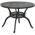 Patio Table Patio Dining Table Outdoor Dining Table Iron Patio Furniture Patio Furniture Outdoor Table Weather Resistant(Round)