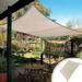 Sun Shades Outdoor Patio Sun Shade Sails Shade Canopy Rectangle Sand Block Sunshade Sun Shades Outdoor with 5m Rope Breathable Sunshades for Patio Gazebo Outdoor Activities Facilityimming