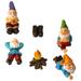 Ornament Bookshelf Decor Gnomes Garden Decor Mini Gnome Statue Garden Gnomes Outdoor Sculpture Casual Resin