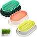 3 Pcs Hydroponic Planting Box Creative Cat Grass Planter Convenient Grow Bags Bean Sprouts Nursery Household