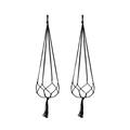 npkgvia Hanging Planters for Indoor Plants Macrame Plant Hanger 2PCS Plant Hanger Flower Pot Cotton Rope Wall Plant Holder Indoor Home Decor Hanging Baskets for Plants Hanging Pots for Plants Indoor