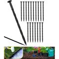 50-Pack Plastic Edging Stakes 8-Inch Edging Spikes Spiral Nylon Landscape Anchoring Spikes for Paver Edging Weed Barrier Artificial Turf & More Weed Barrier Artificial Turf & More.