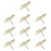 10pcs Fixing Holder Metal Wreath Fixator Tealight Fixator Clips Stand Ornament for Home Shop Golden