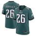 Men's Nike Saquon Barkley Midnight Green Philadelphia Eagles Game Player Jersey