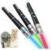 3 PCS Green Red Violet Long Range Laser Dot Clicker Toy Pen for Indoor Interactive Teaching Outdoor Cat Toys Pointer Puppy Kitten Lazer Toy Bright
